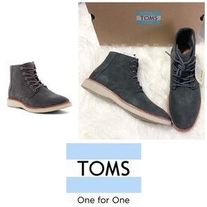 NWT Men's TOMS Porter Suede Boot